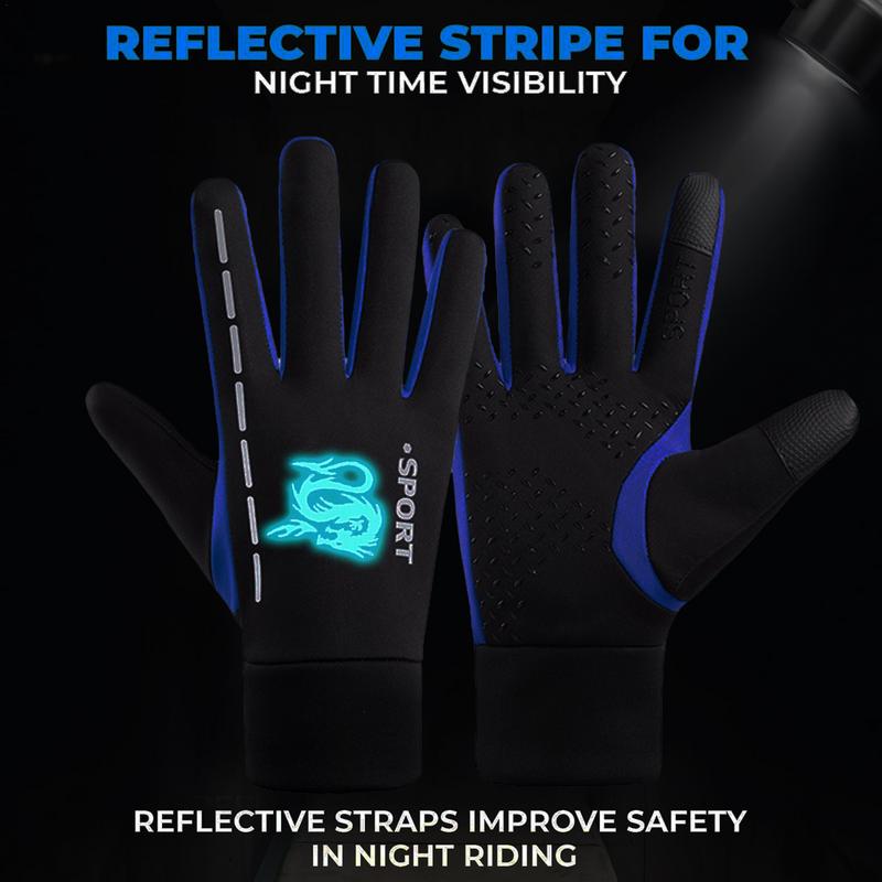 Running Gear In The Cold - Gants de Sécurité Chauds et Imperméables