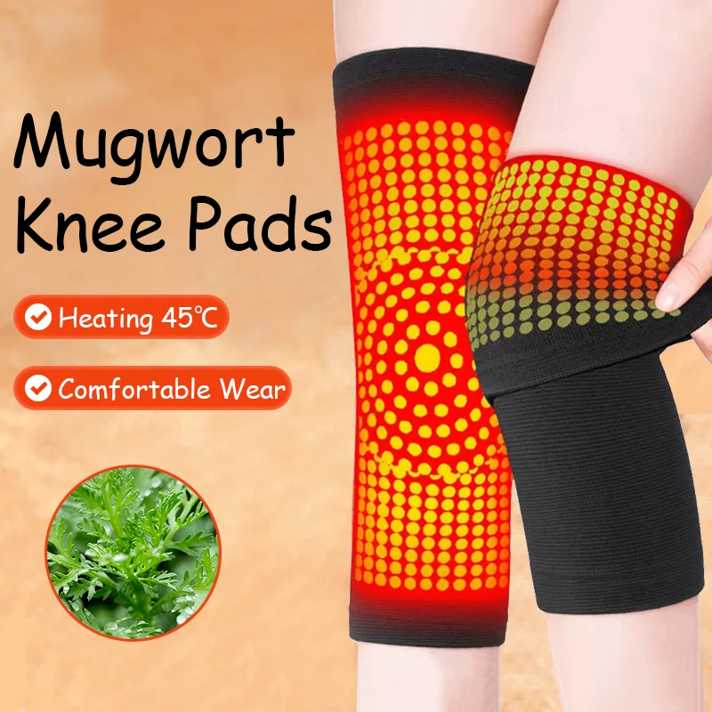 Running Gear In The Cold - Mugwort-Genouillères auto-chauffantes pour le sport, équipement