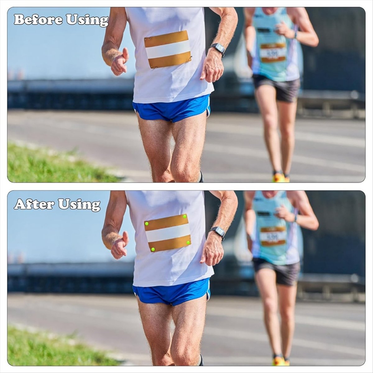 Running Gear Marathon - ABJX 12 pièces Clips de fixation