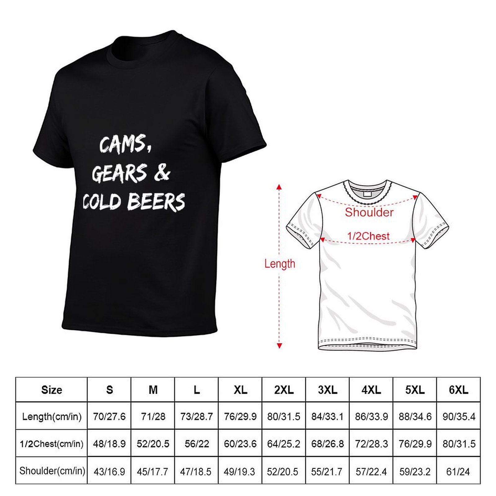 T-shirt Cams, Gears & Cold Bee - Running Gear In The Cold avis et prix