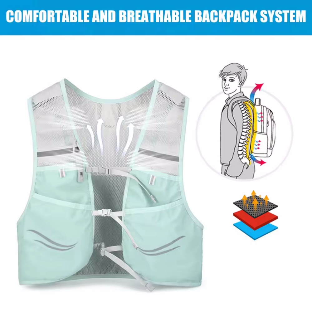 Gilet de course réfléchissant, - Running Hydration Vest avis et prix