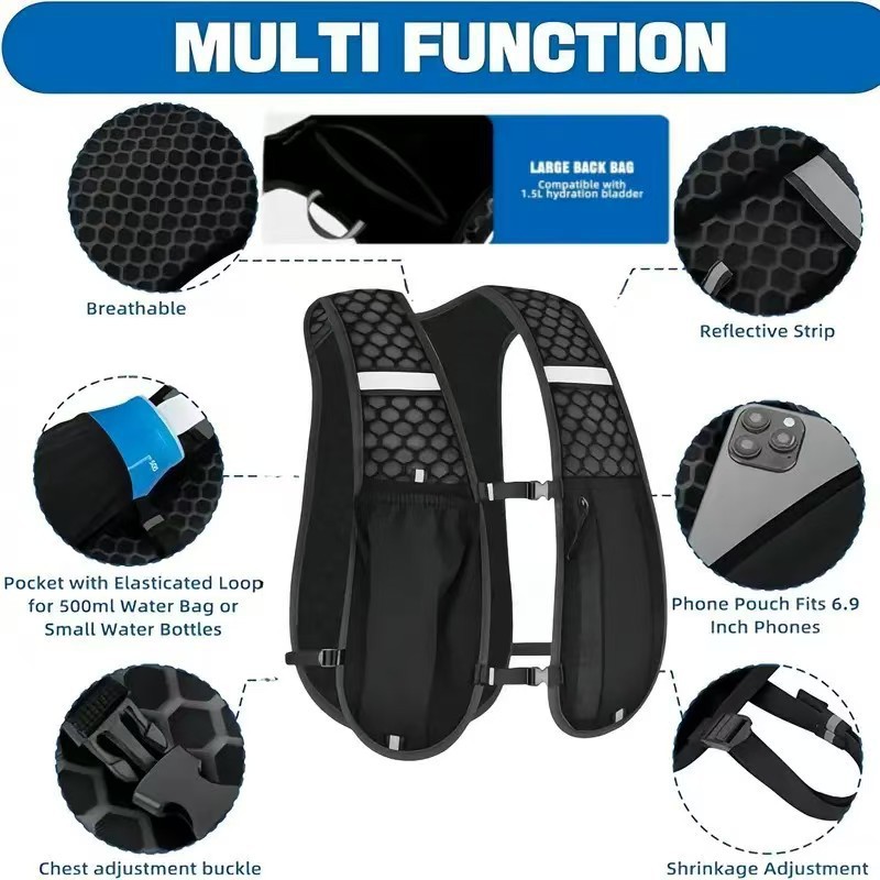 Gilet d'hydratation pour la co - Running Hydration Vest avis et prix
