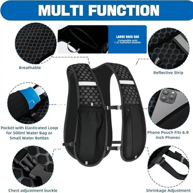 Gilet de course unisexe résist - Running Hydration Vest avis et prix