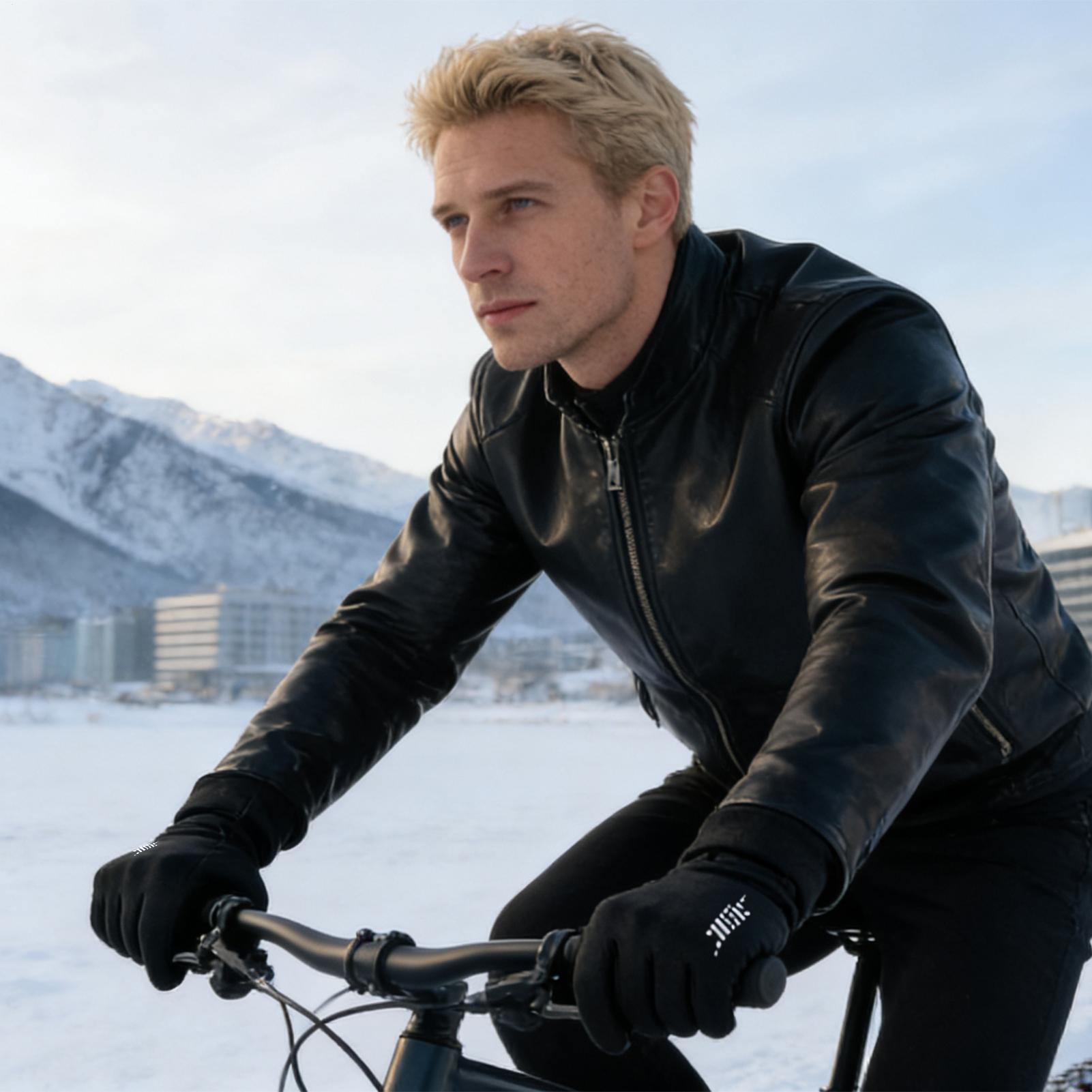 Gants de vélo d'hiver, doigt c - Running Gear In The Cold avis et prix