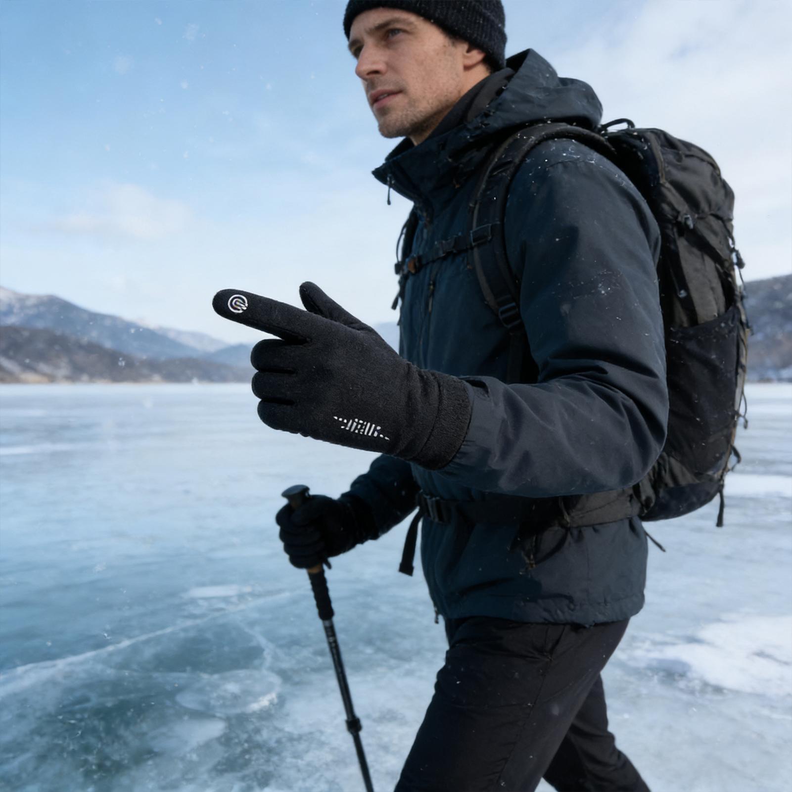 Gants de cyclisme chauds, doig - Running Gear In The Cold avis et prix