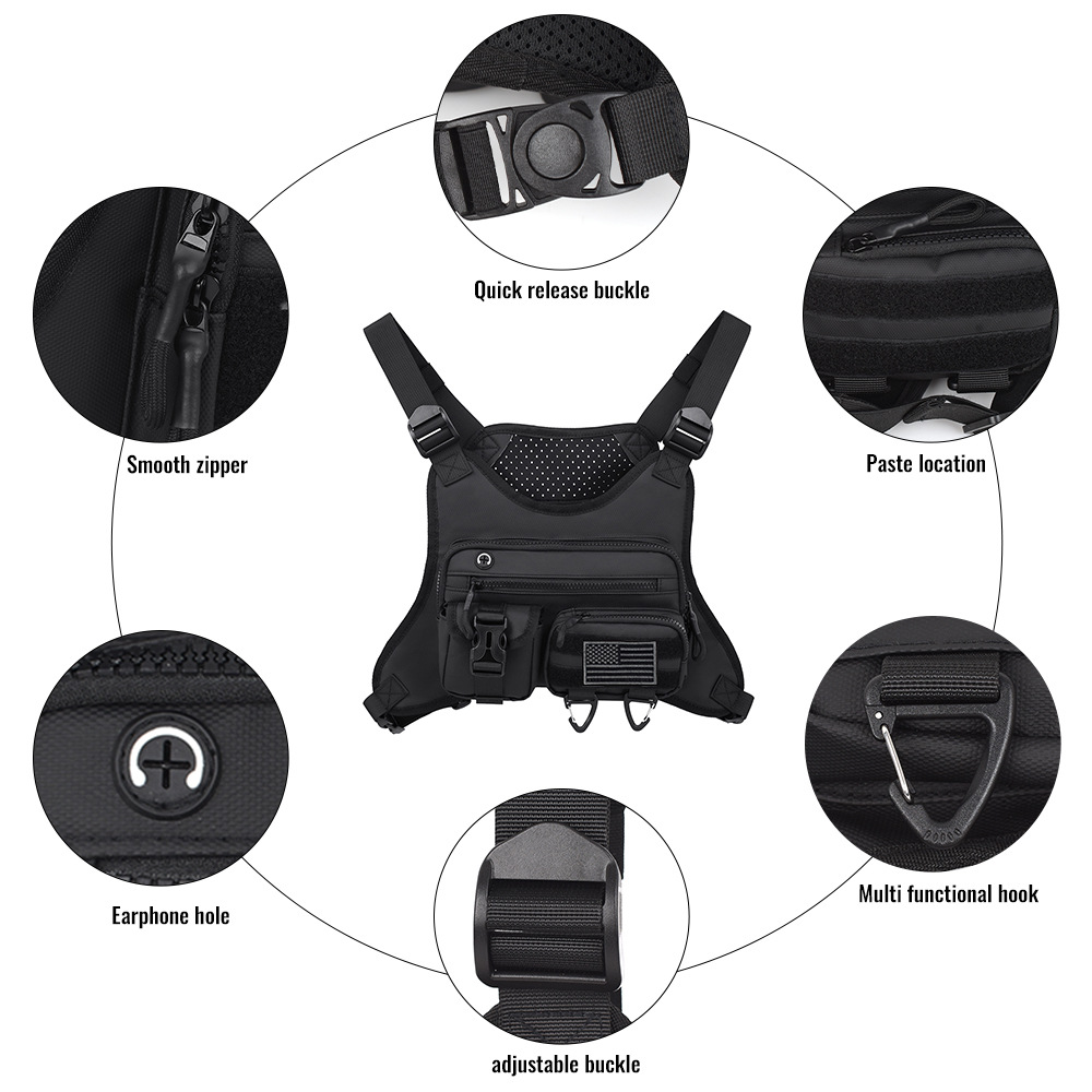 Camping avant poitrine gilet s - Running Gear Vest avis et prix